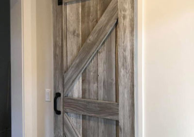 picture of large rustic wooded door