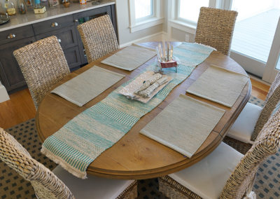 picture of a kitchen table and chairs- ocean getaway